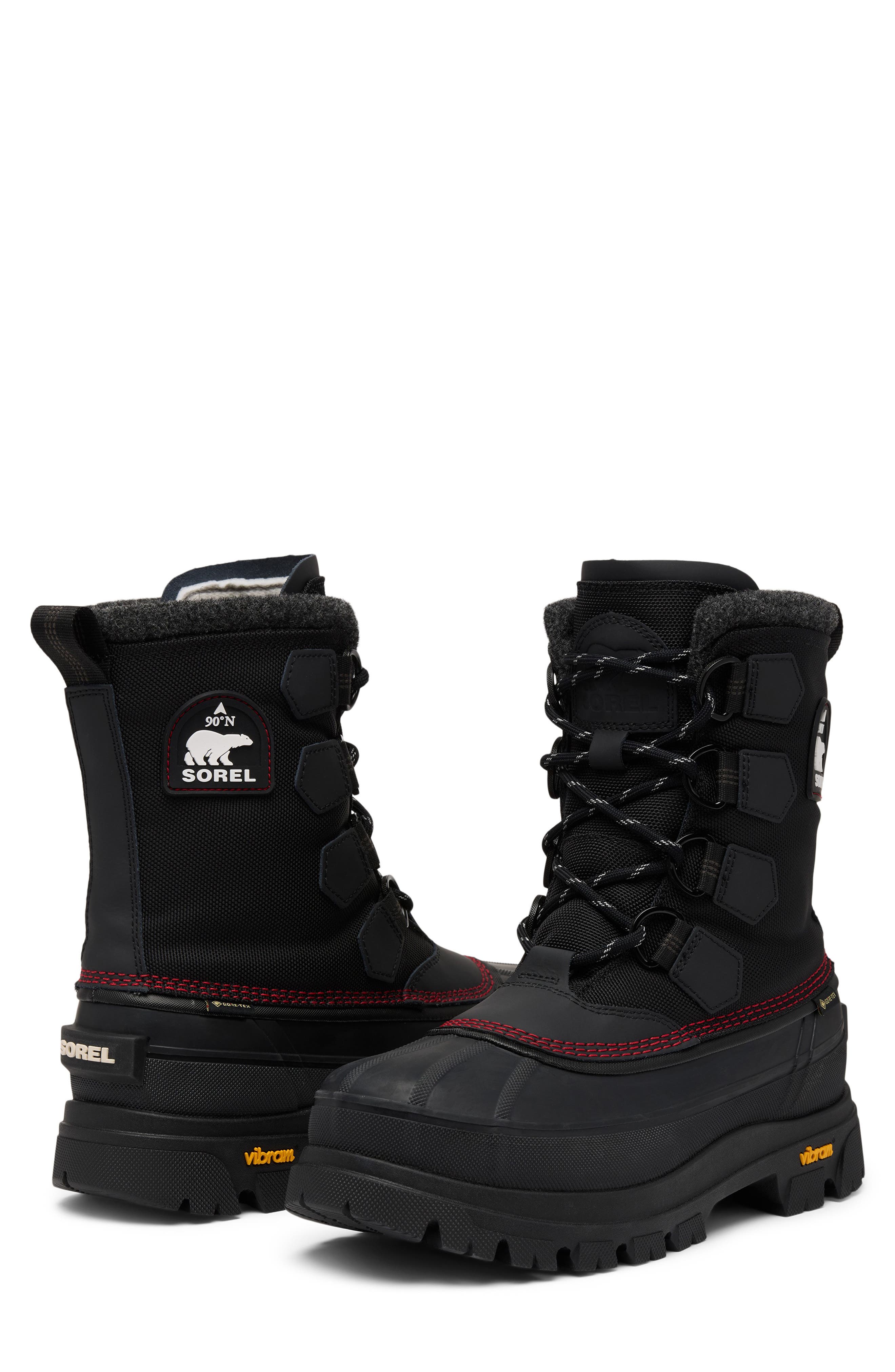 [ソレル] CARIBOU BLACK Caribou Horizon Gore-Tex® Waterproof Boot (Men) | Nordstrom