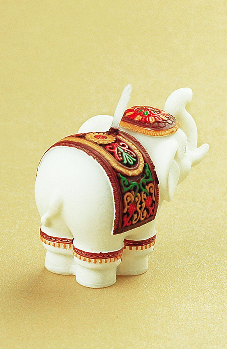Southlake gifts Lucky Elephant Candle, Alternate, color, Off-White / Cream