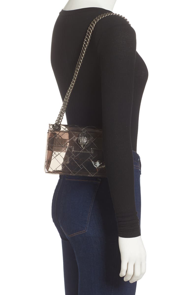 Kurt Geiger London Rainbow Shop Mini Kensington Transparent Shoulder Bag, Alternate, color,