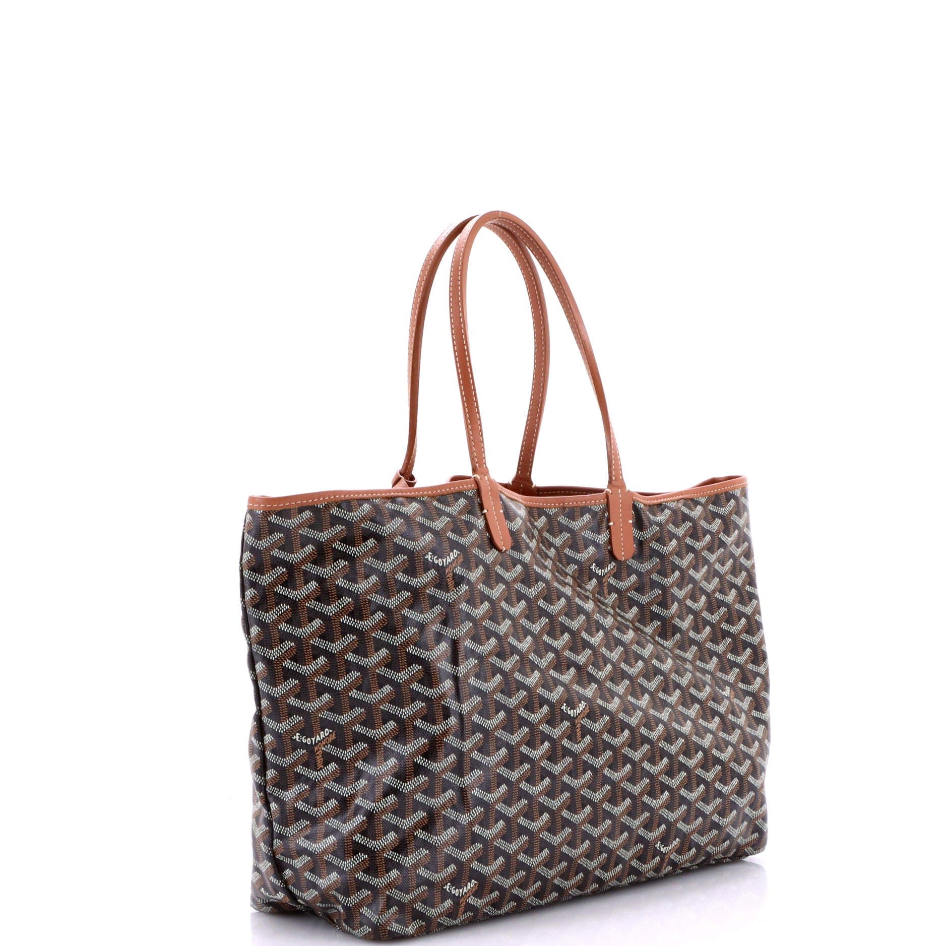Pre-Owned Goyard Saint Louis Tote Coated Canvas PM, Alternate, color, Brown