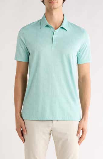 Acropolis Geo Print Cotton Blend Polo