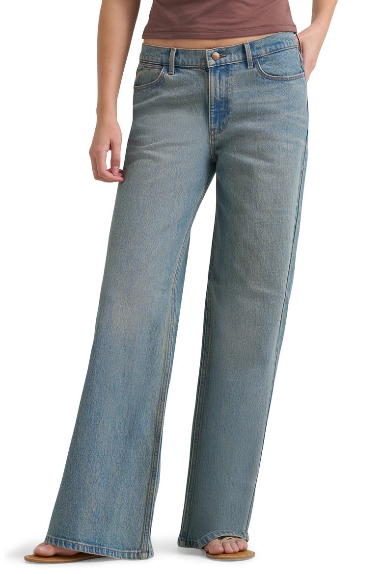 Low Rise Baggy Jeans, Main, color, HEADED WEST