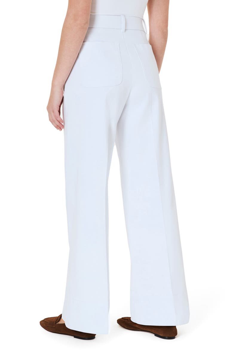 SPANX<sup>®</sup> SPANXsupersmooth<sup>™</sup> Wide Leg Stretch Twill Pants, Alternate, color, Classic White