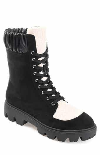 Journee Collection Elibor Faux Shearling Bootie