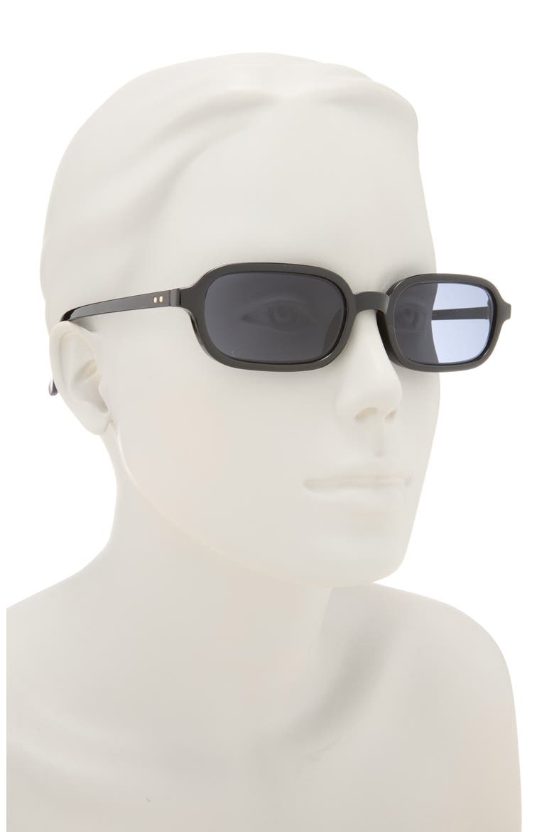 Gradient Square Sunglasses, Alternate, color, BLACK