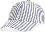 FRASIER STERLING Happy Ever After Stripe Cotton Canvas Baseball Cap