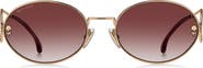 Etro 57mm Oval Sunglasses