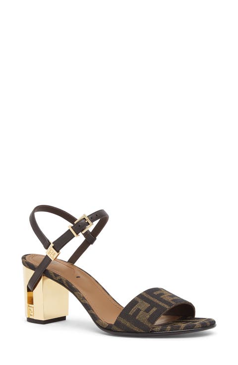 シューズ・サンダルその他 FENDI Woman Heeled sandals Beige 8X8710ABOH F1SVV Women's Fendi Heeled Sandals | Nordstrom