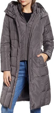 Cole Haan Bib Insert Down & Feather Fill Coat