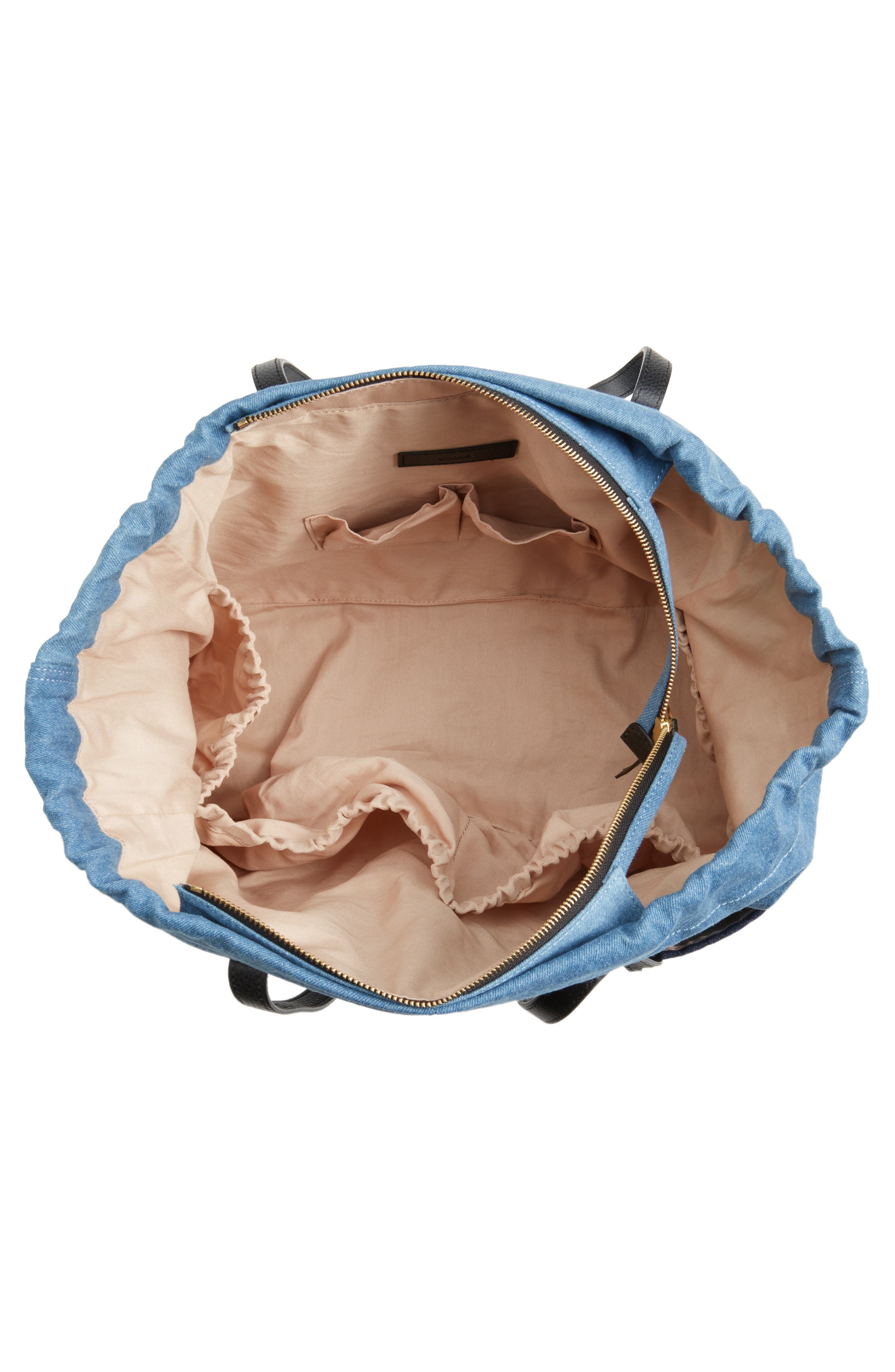 Chloé Denim Diaper Bag, Alternate, color, 