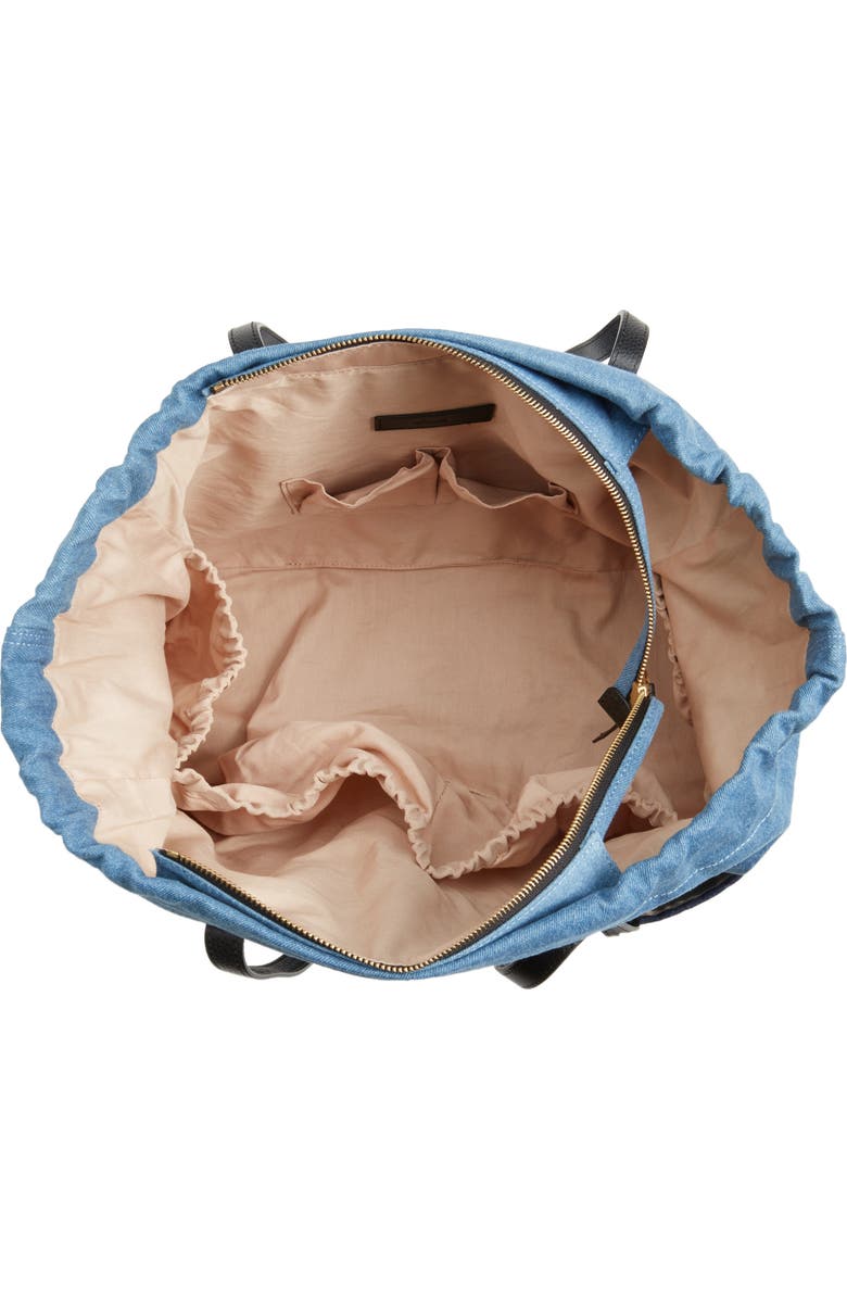 Chloé Denim Diaper Bag, Alternate, color,