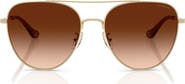COACH 56mm Gradient Pilot Sunglasses