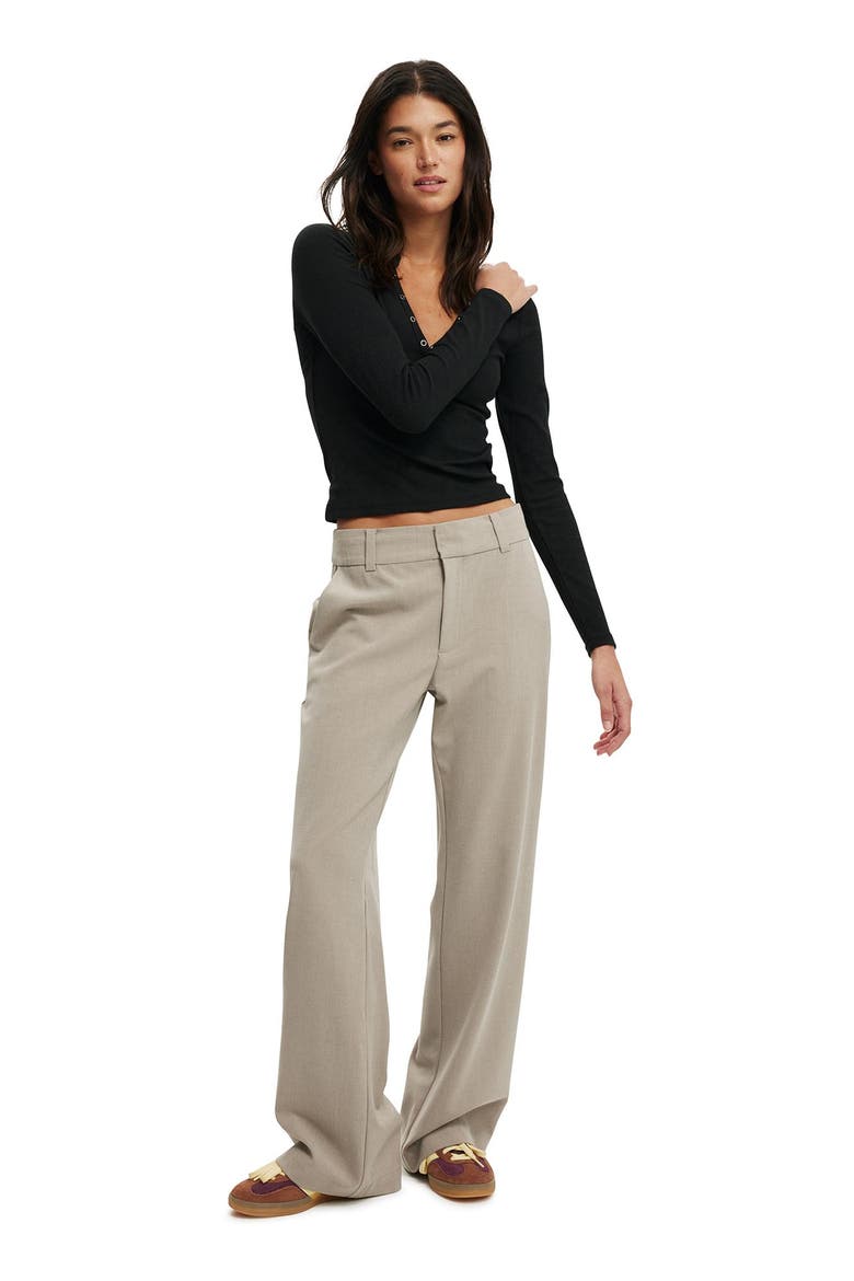 Women's Ryan Henley Long Sleeve, Alternate, color, Black