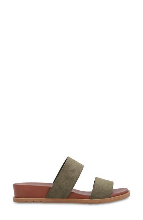 Mia Yelena Slide Sandal In Khaki
