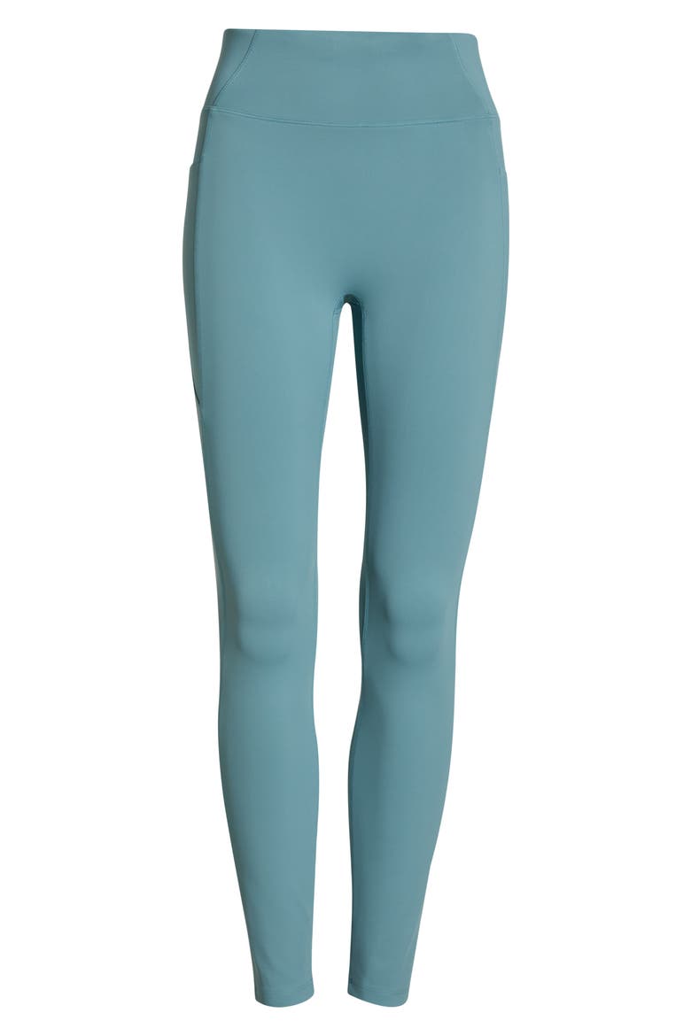 Allure Zip Pocket Leggings, Alternate, color, MISTY BLUE