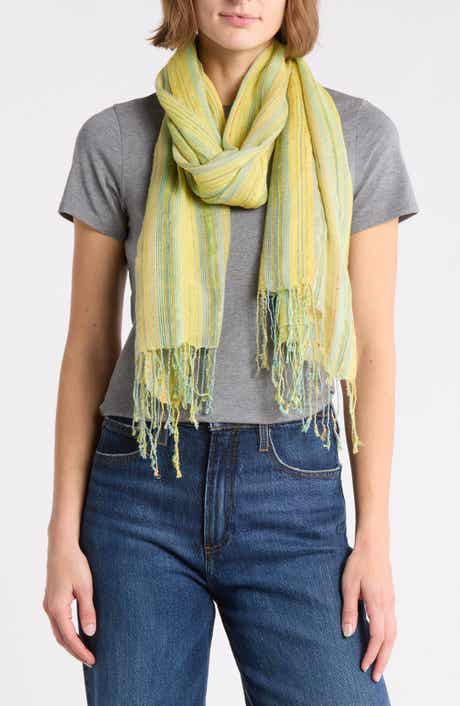 La Fiorentina Multicolored Stripe Scarf