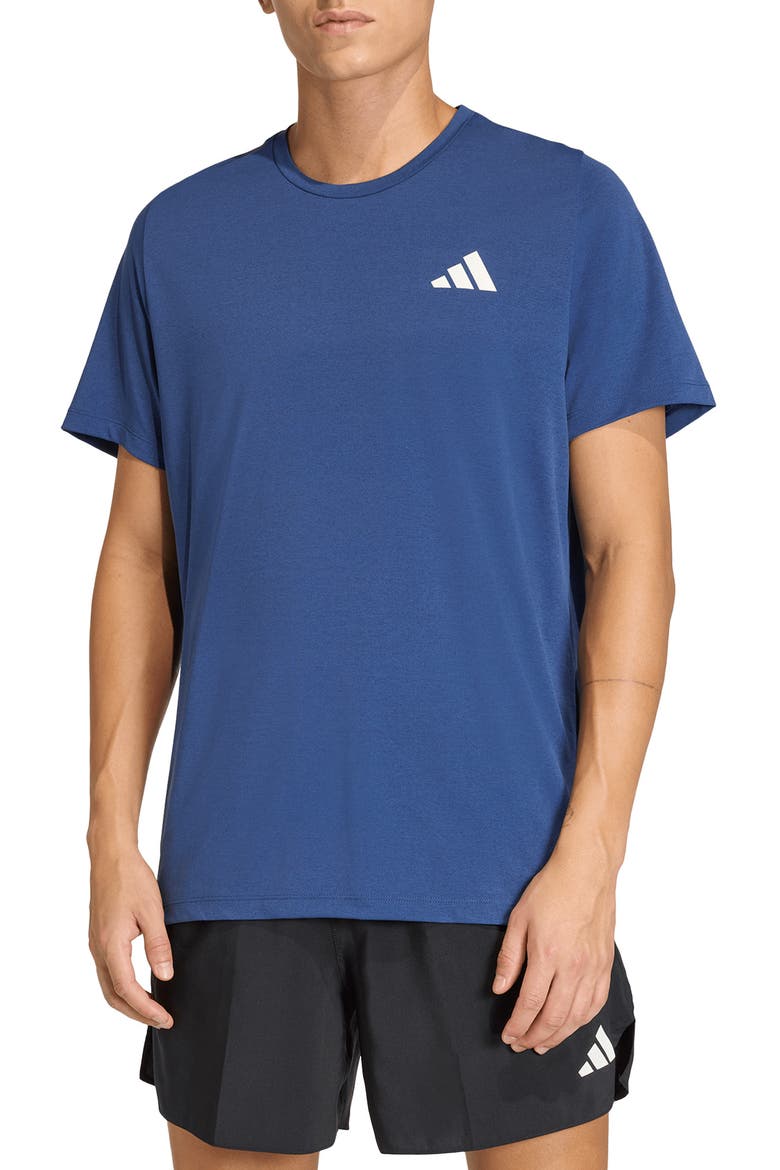 ADI365 Running Climacool Iconic T-Shirt, Main, color, TECH INDIGO