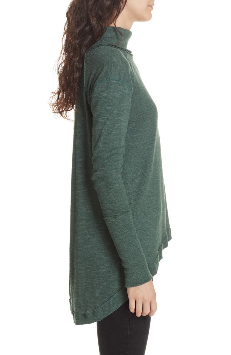 Free People Split Back Turtleneck, Alternate, color, 