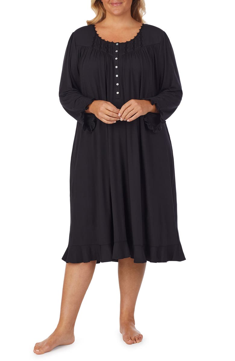 Eileen West Waltz Long Sleeve Nightgown, Main, color, 