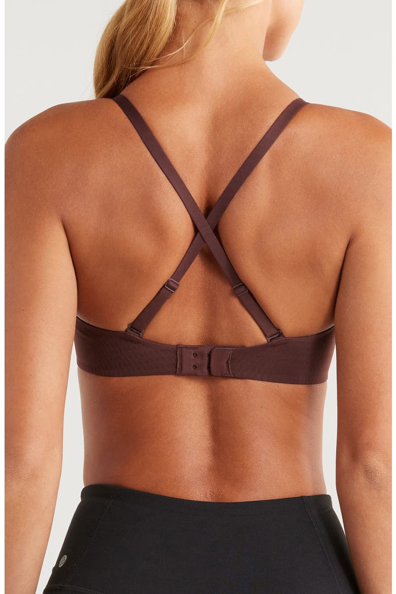 Alate Minimalist Dri-FIT Padded Sports Bra, Alternate, color, 227 EARTH/WHITE
