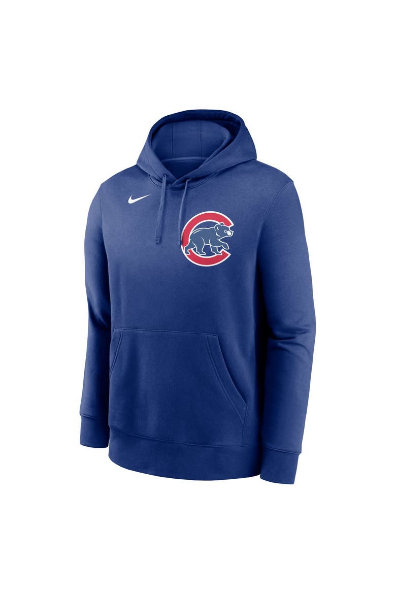 Men's Nike Dansby Swanson Royal Chicago Cubs Player Name & Number Club Pullover Hoodie, Alternate, color, Royal