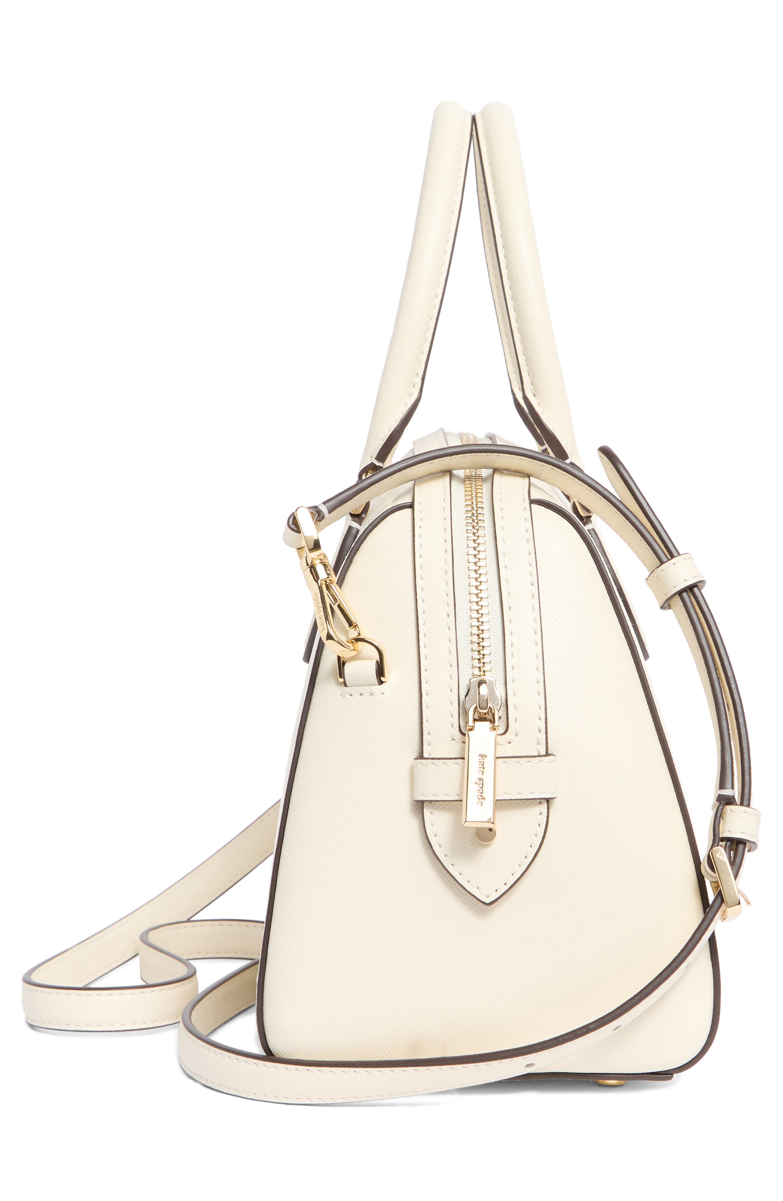Kate Spade New York madison large dolly duffle crossbody bag, Alternate, color, Meringue