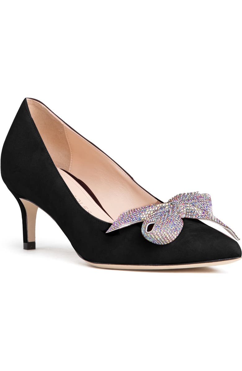 BEAUTIISOLES Frida Kitten Heel Pump, Main, color, Black