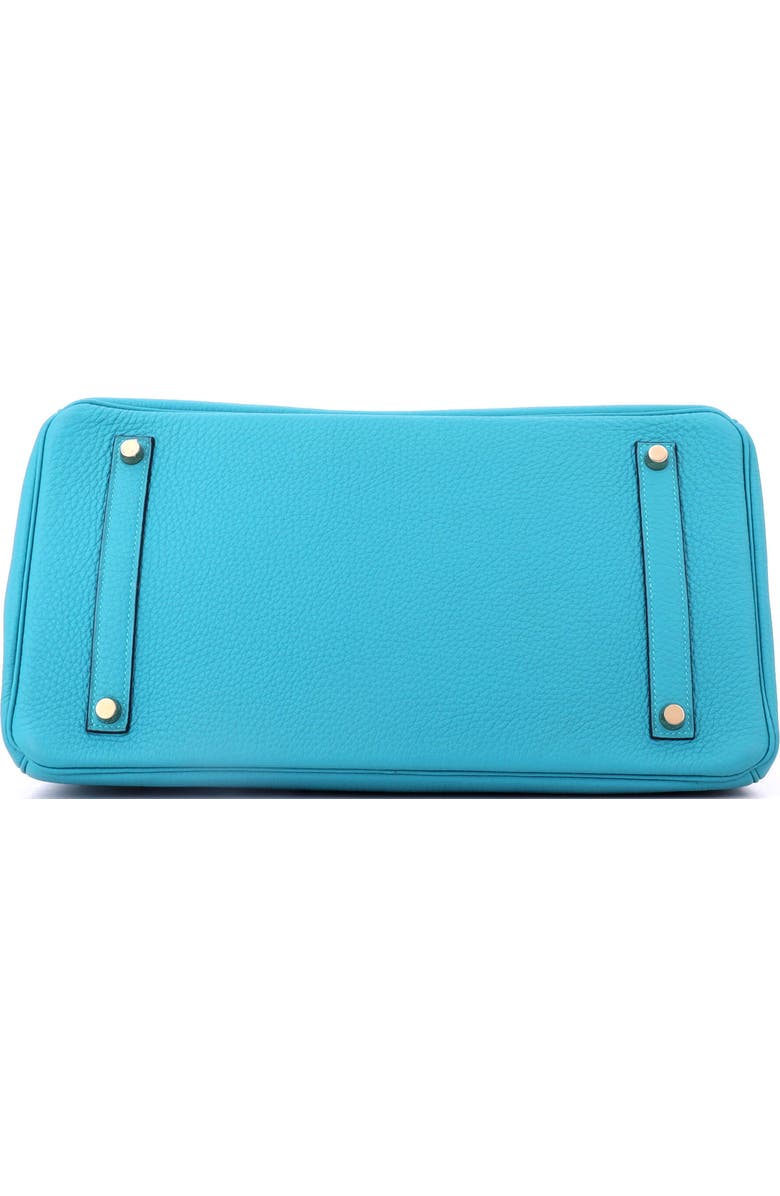 Pre-Owned Hermes Birkin Handbag Blue Togo with Gold Hardware 35, Alternate, color, Turquoise