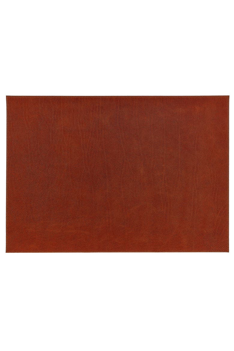 Leather Desk Blotter, Alternate, color, Cognac