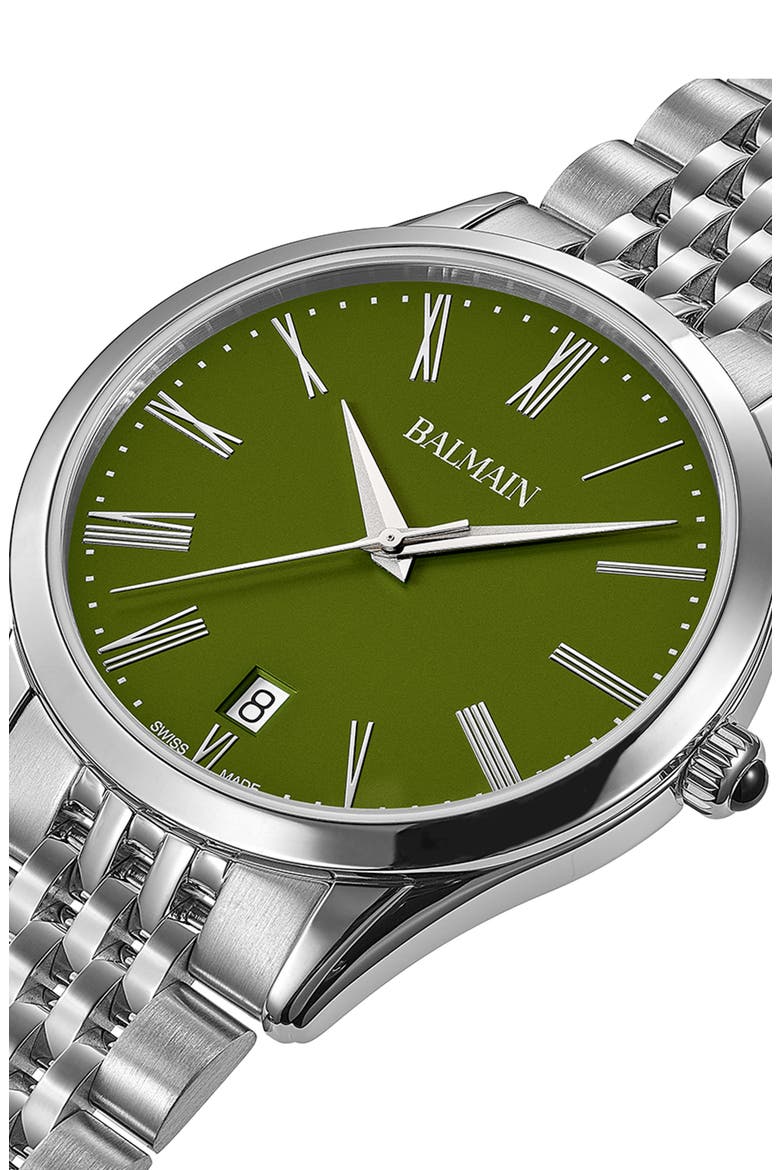 Classic R Khaki Bracelet Watch, 41mm, Alternate, color, STAINLESS STEEL