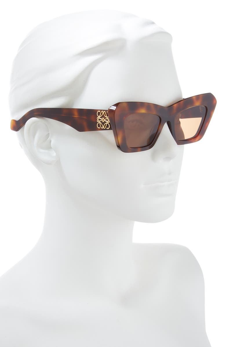 Loewe Anagram Cat Eye Sunglasses, Alternate, color,