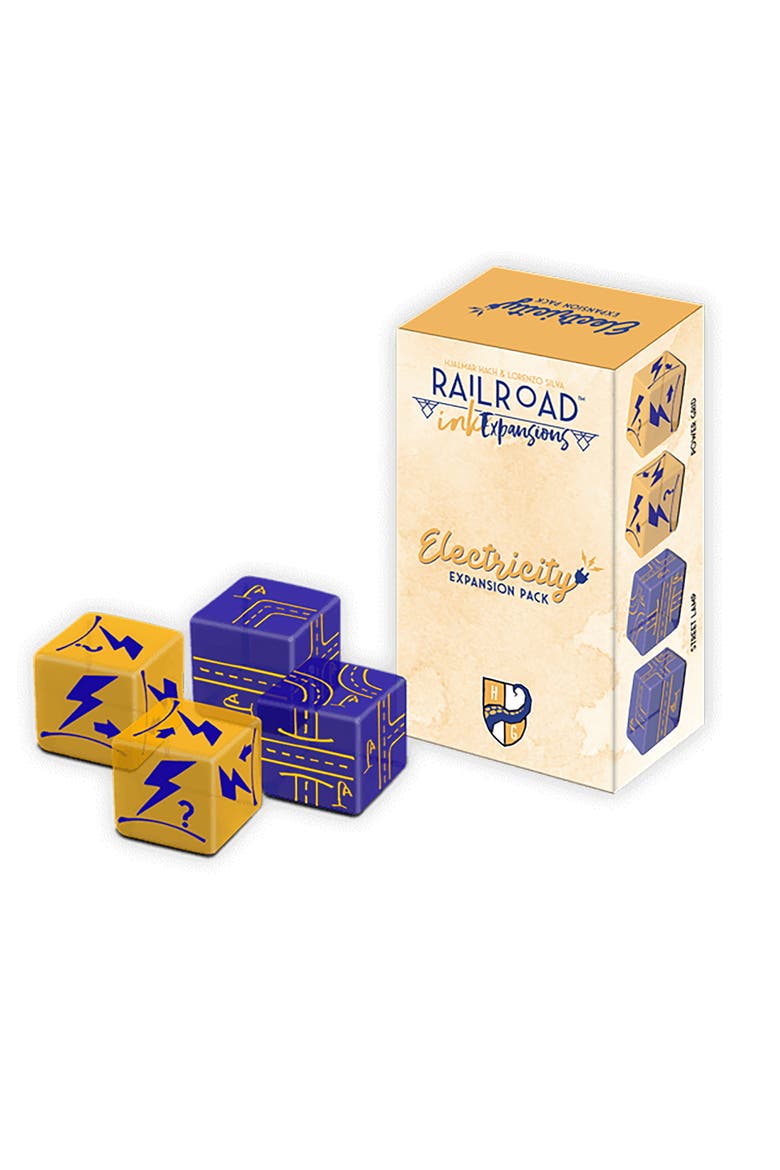 Railroad InK Electricity Expansion Pack, 1+ Players, Alternate, color, Multicolored