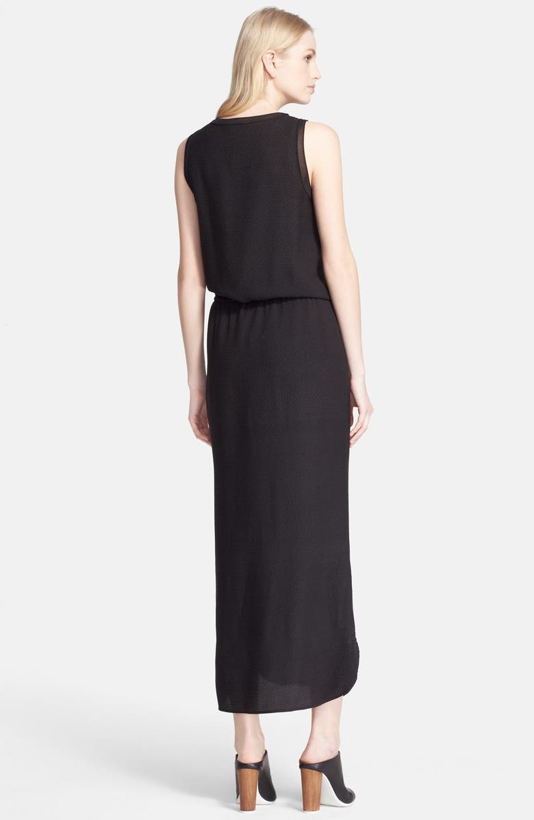 Vince Solid Jacquard Drop Waist Maxi Dress, Alternate, color, 