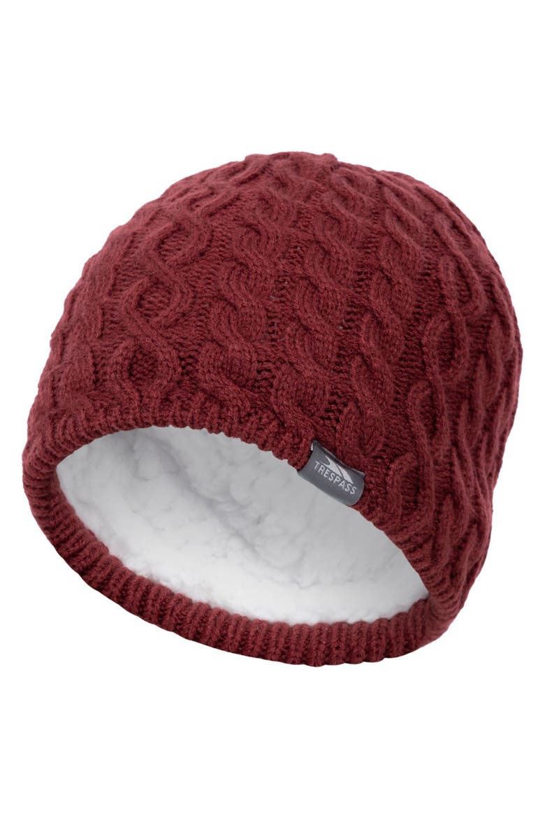 Kendra Beanie Hat, Alternate, color, Dark Cherry