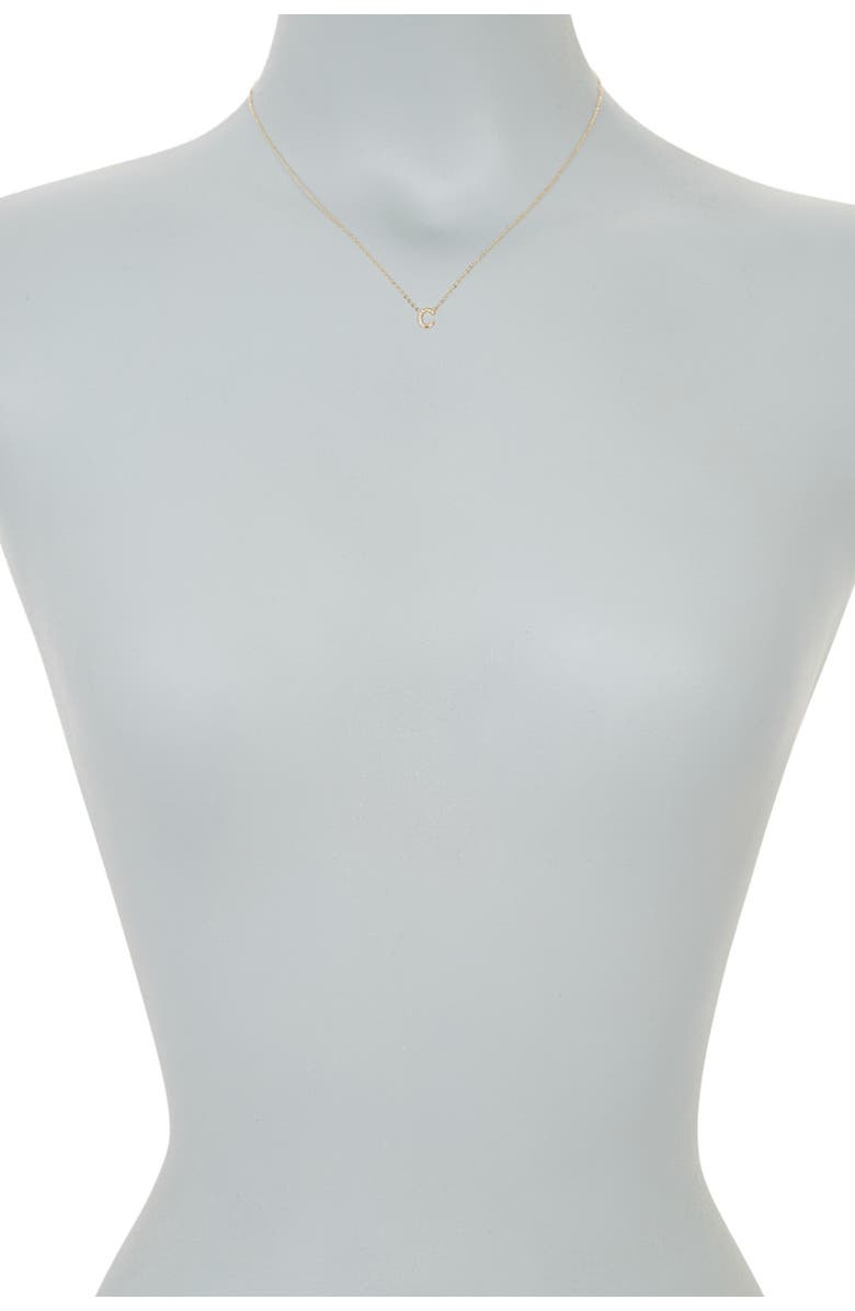 RON HAMI 14K Yellow Gold Letter Pendant Necklace, Alternate, color,