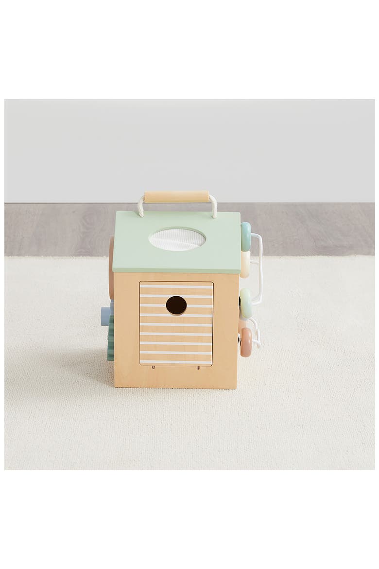 Kids' Tiny Activity House, Alternate, color, NATURAL WOOD