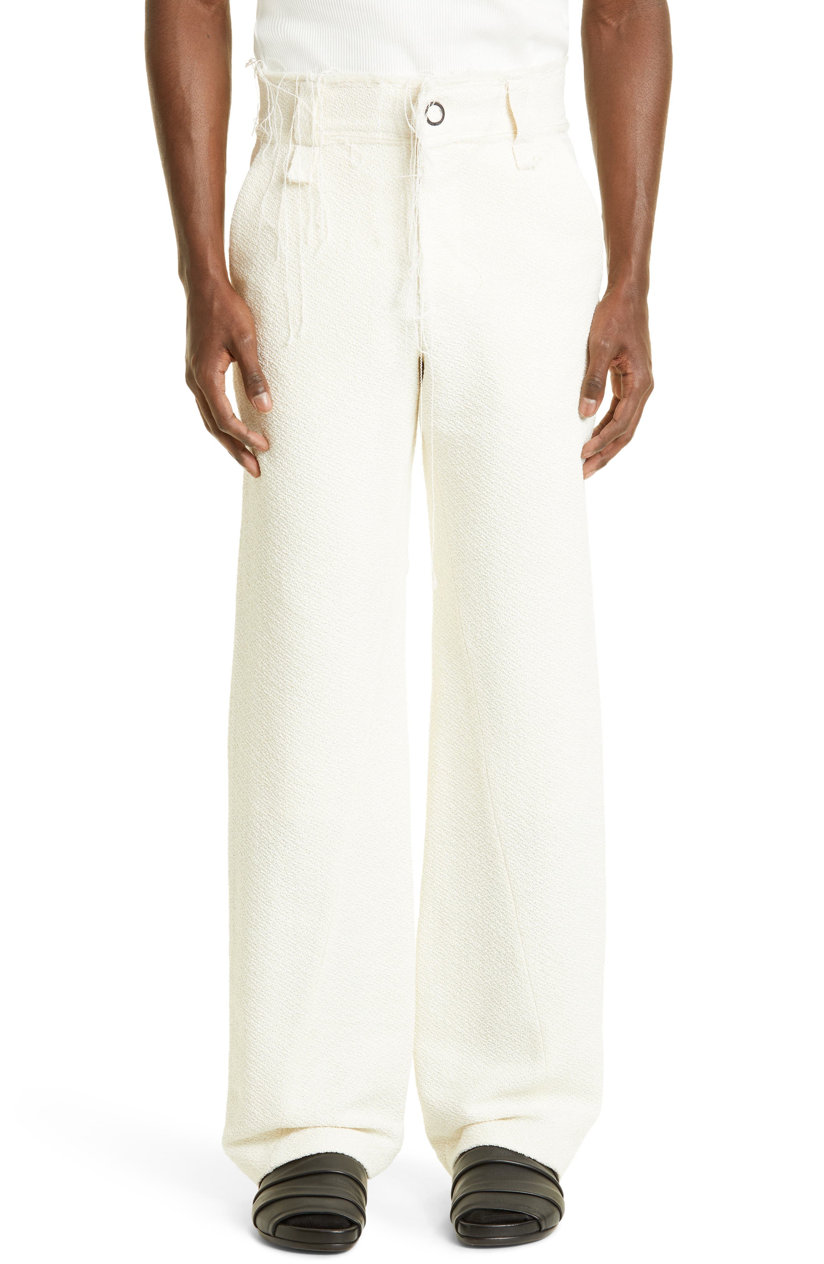 Bianca Saunders Marble Raw Waist Pants (Men) | Nordstrom