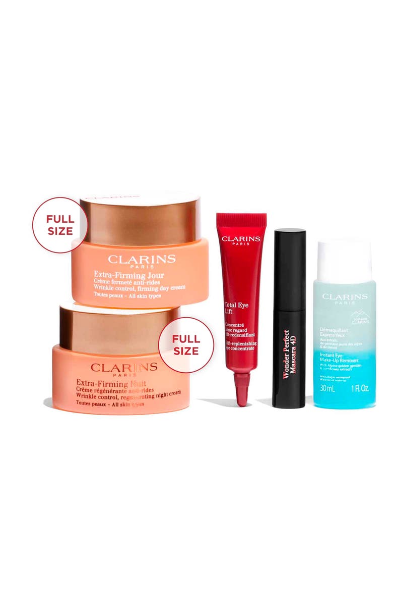 Clarins Extra-Firming & Smoothing Luxury Skin Care Set (Limited Edition) $269 Value, Alternate, color, 
