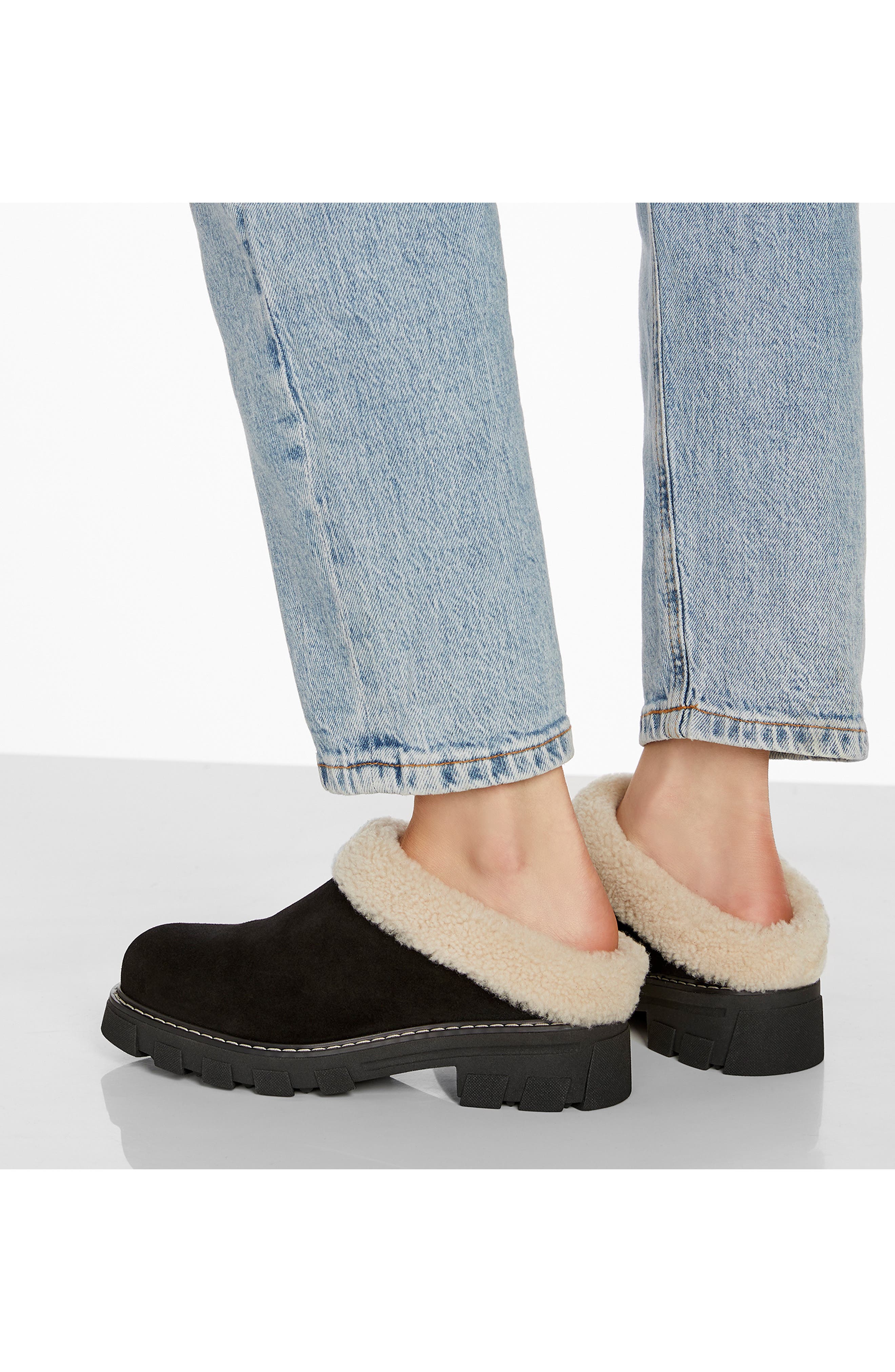 La Canadienne Always Waterproof Genuine Shearling Lined Clog, Alternate, color, 