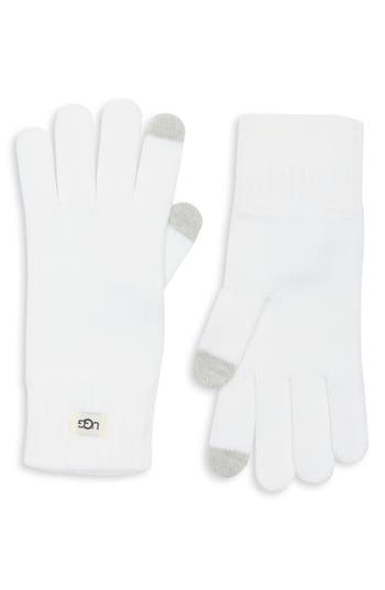 Ugg ® Tech Knit Gloves In White