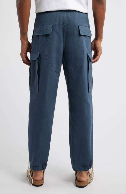 Standard Issue Pd Drawstring Cargo Pants In Slate