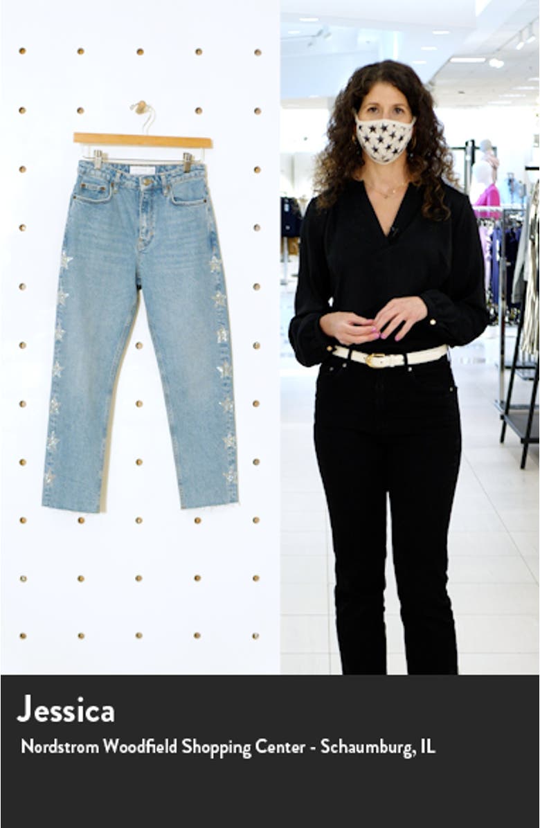 Bleach Diamante Star Straight Leg Jeans, sales video thumbnail