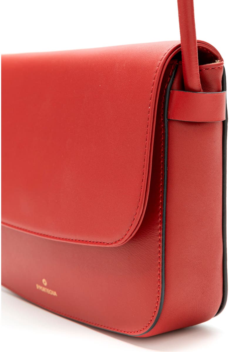 LA PORTEGNA Lucia Shoulder Bag With Sliding Knots, Alternate, color, Red