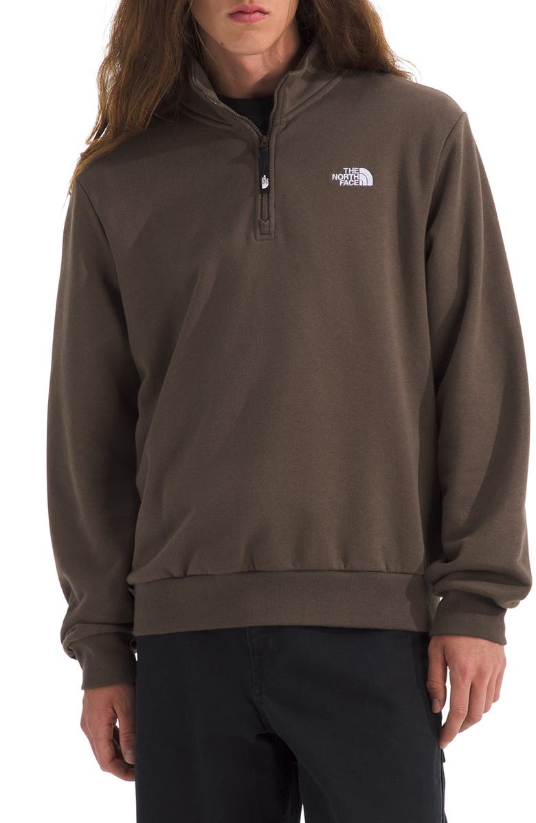 The North Face Evolution Quarter Zip, Main, color, Smokey Brown