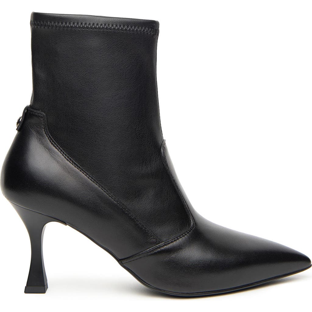 Nerogiardini Pointed Toe Bootie In Animal Print
