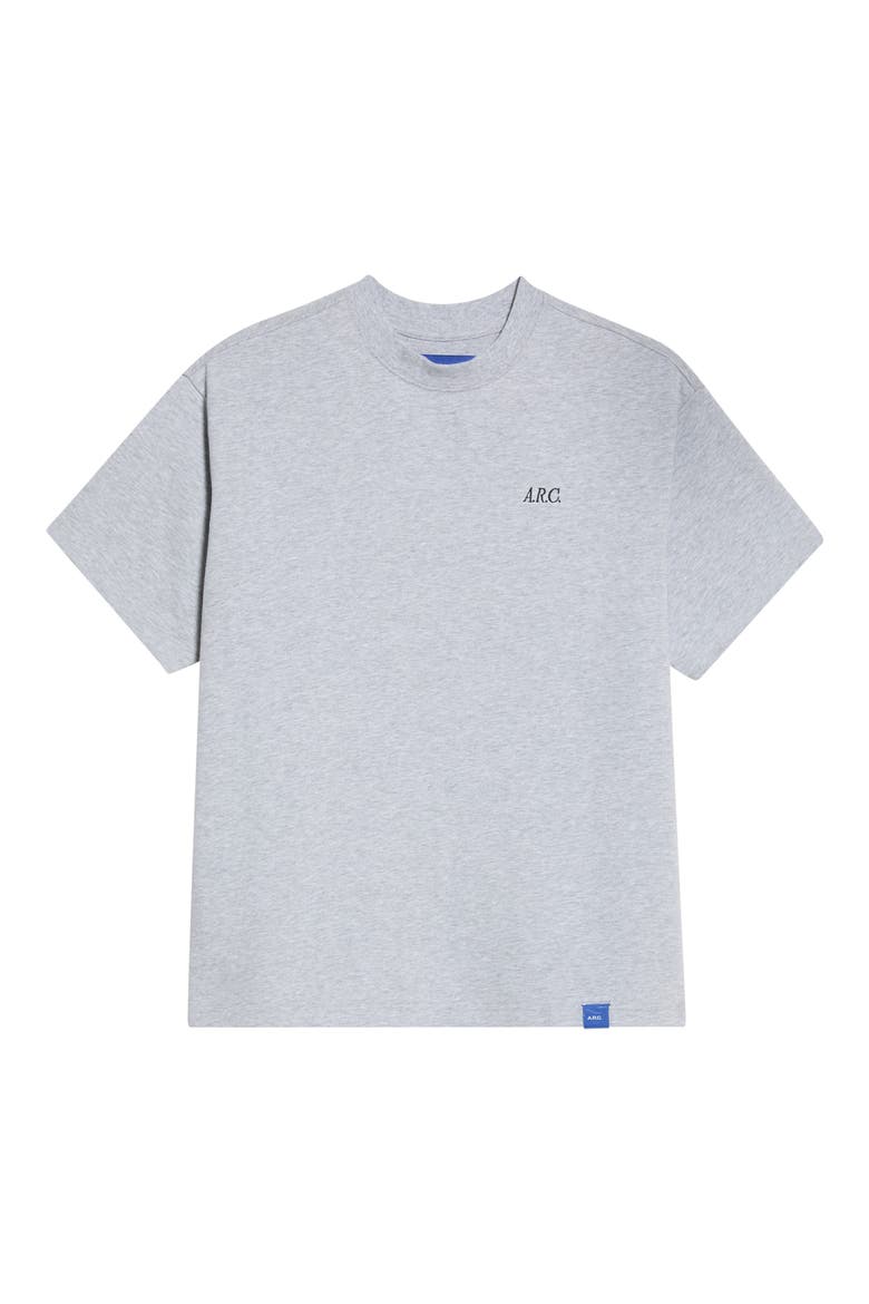 Standard Logo Cotton T-Shirt, Main, color, HEATHER GREY