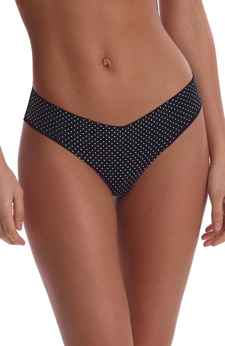 Commando Party Starter Crystal Thong, Main, color, 