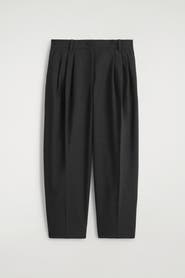 COS Pleated Barrel-Leg Wool Pants