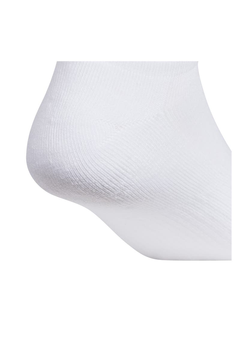 3-Pack AEROREADY Athletic Cushioned Low Cut Socks, Alternate, color, WHITE