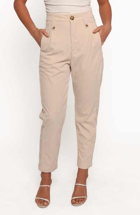 Petal & Pup Jones Crop High Waist Corduroy Pants
